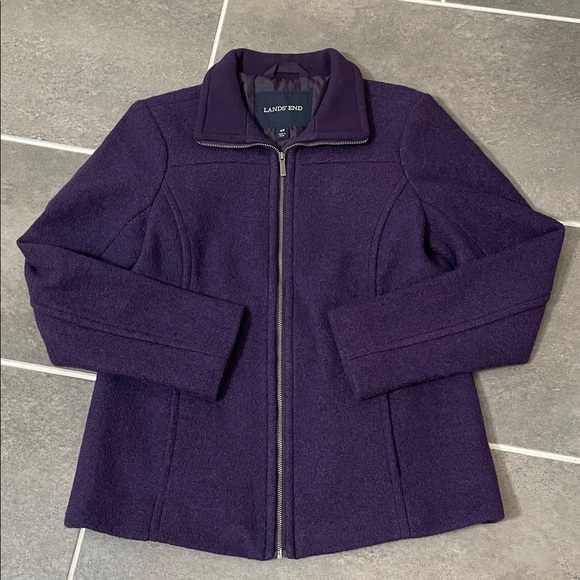 Lands' End Jackets & Blazers - Lands’ End Wool Blend Coat size 4P